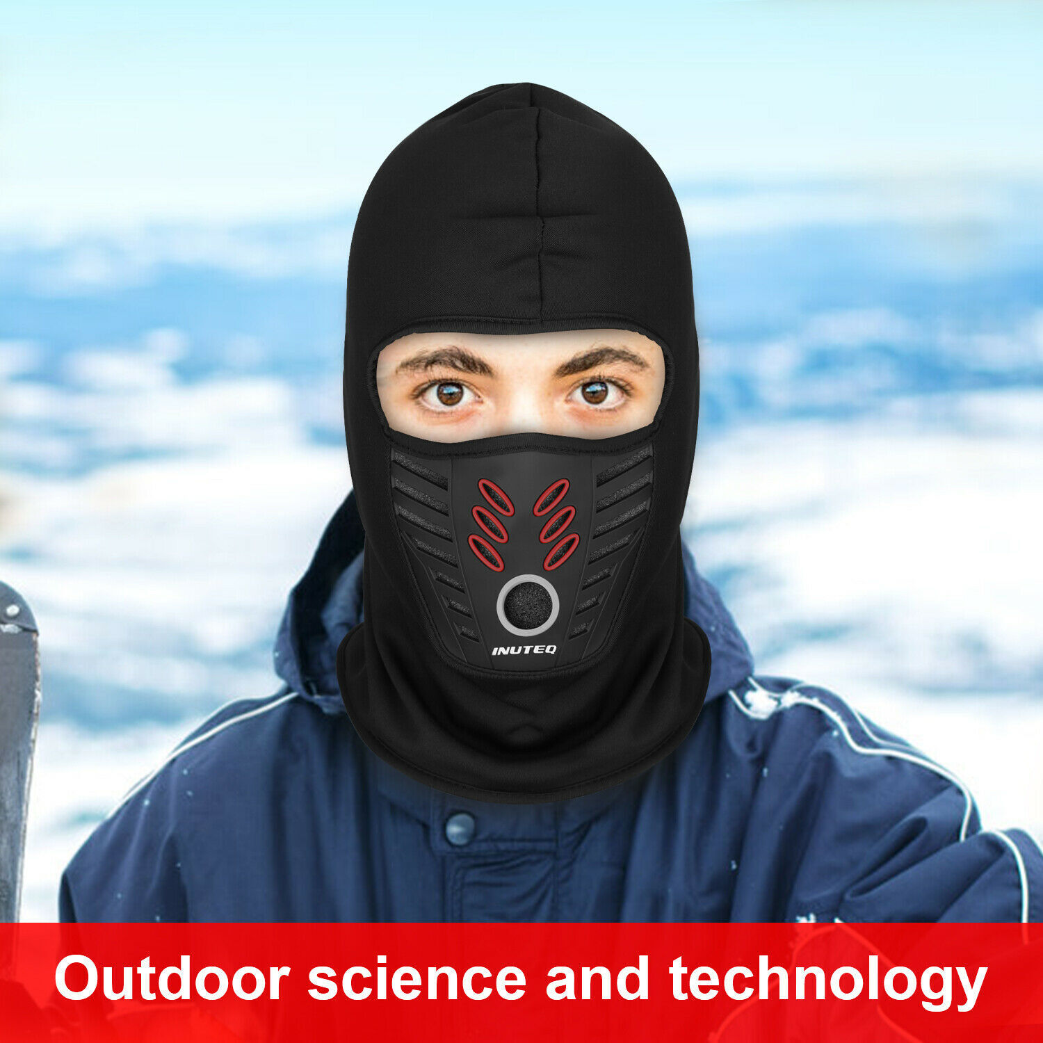 Winter Windproof Fleece Ski Mask Balaclava Headwear Motorcycle Thermal Face Mask