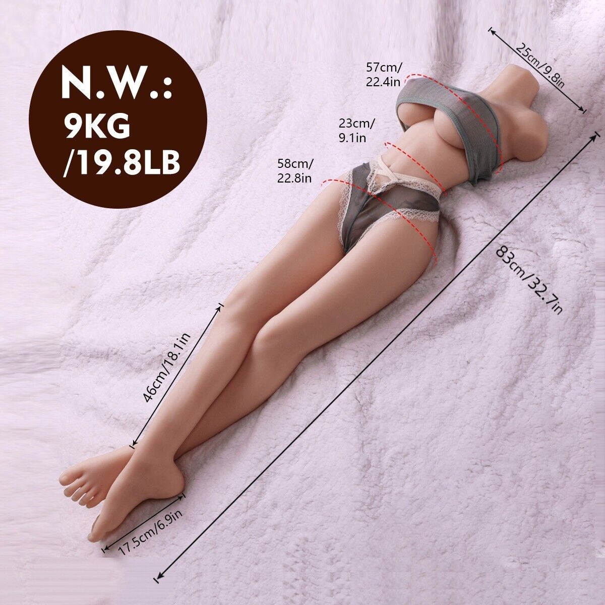 Full Body Sex TPE Dolls Silicone Love Big Doll Real Life Size Adult Toy for Men
