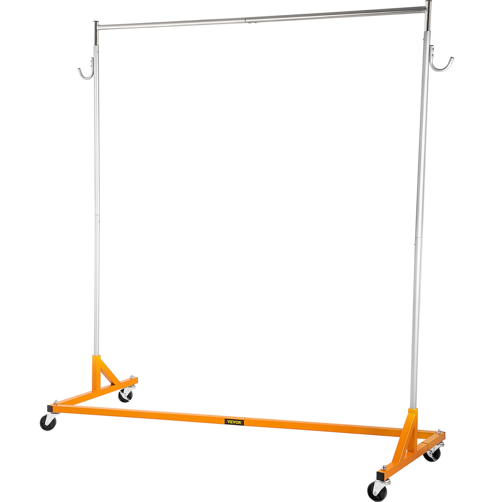 VEVOR Z-Truck Clothing Rack Rolling Garment Z Rack Lockable Casters Heavy-duty