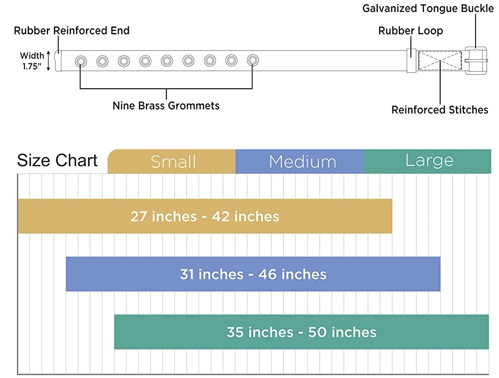 AFP Tongue Buckle Body Belt Heavy-Duty Tool Belt , Work Belt, for Safety Harness