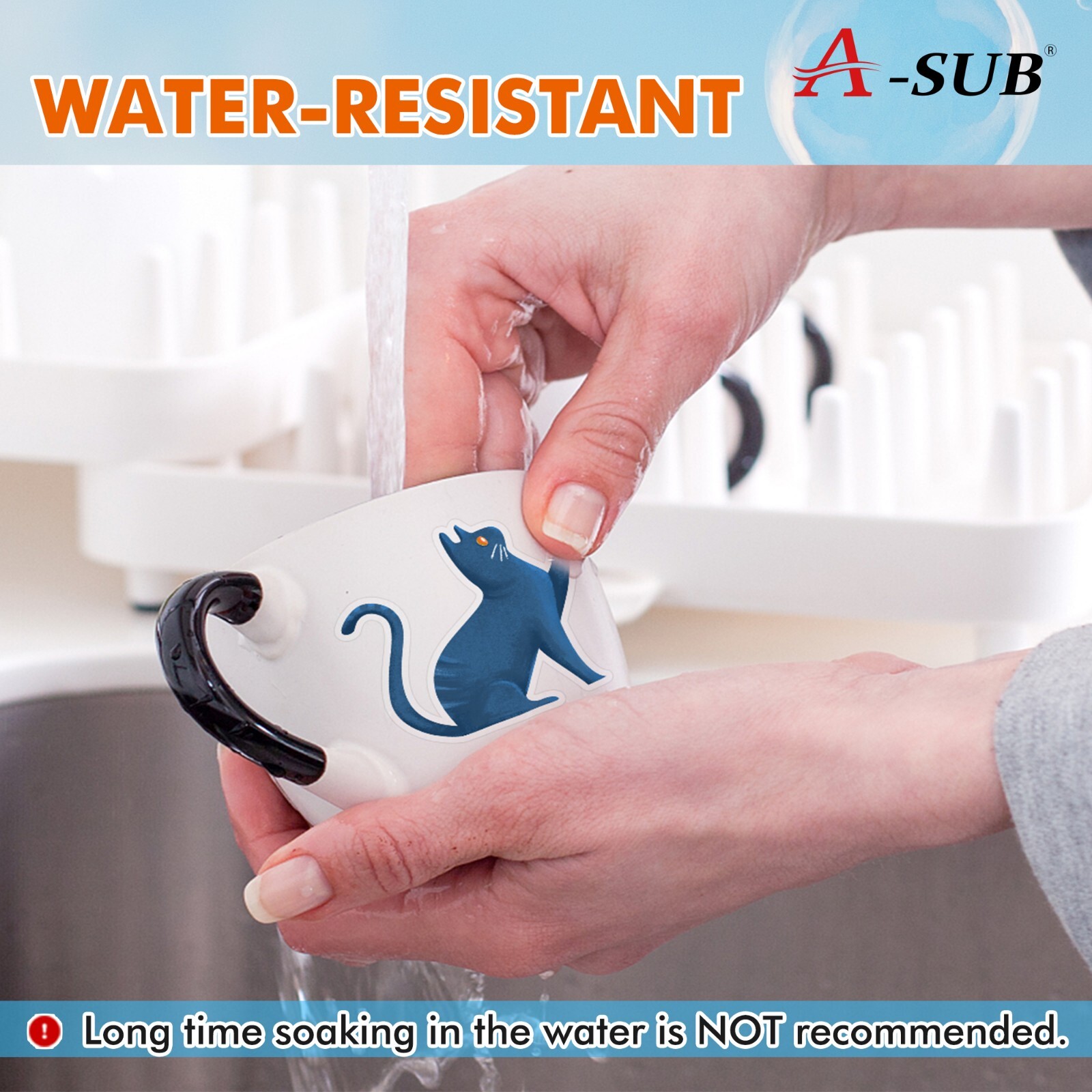 A-SUB Printable Vinyl Sticker Paper for Inkjet Waterproof Matte White 50-200 PK