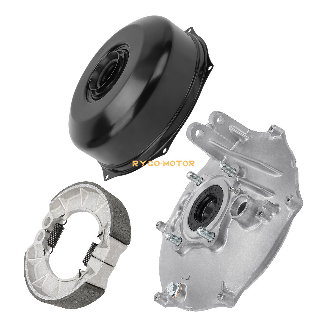 Rear Brake Drum Hub Plate Cover Bearing Seals for Honda Foreman 500 TRX500 05-13