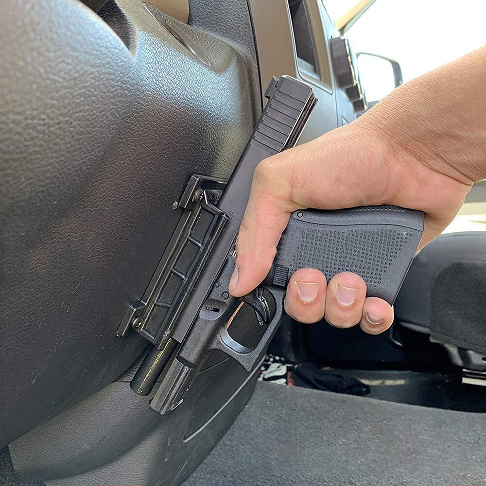 Quickdraw Gun Magnet Mount Holster Handgun Mount for Vehicle Truck Car Wall Safe