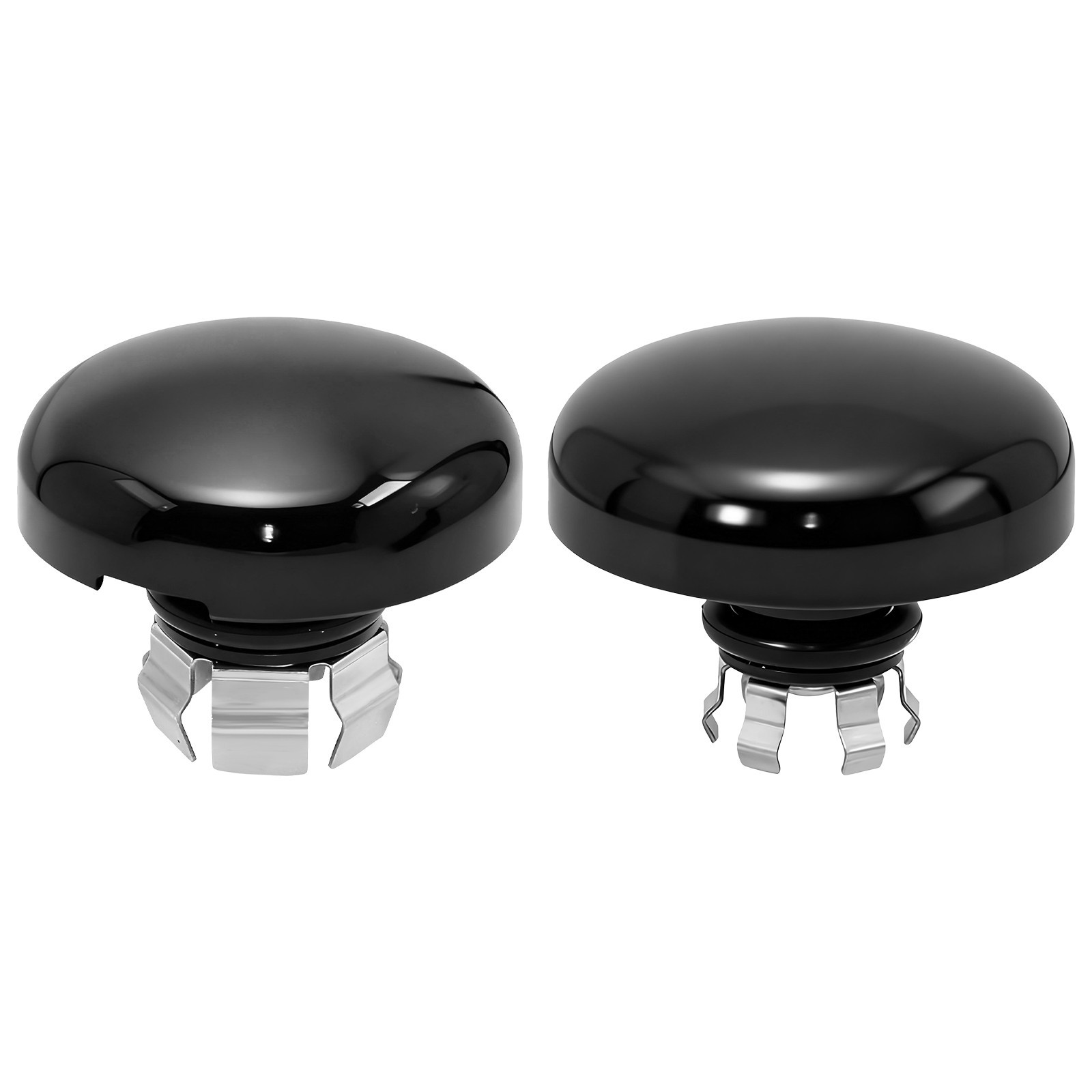 Black Front Axle Nut Caps Axle Covers for Harley Davidson/Touring 2023-2025