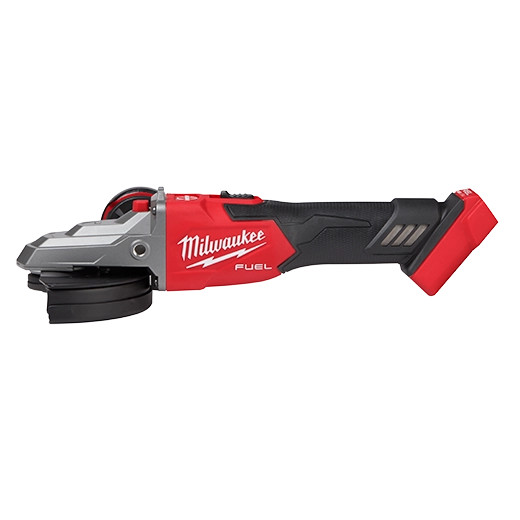 Milwaukee 2887-20 M18 FUEL™ 5" Flathead Braking Grinder, Slide Switch Lock-On