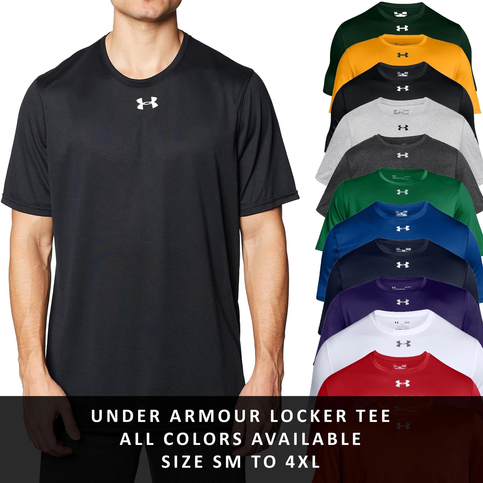 [1305775] Mens Under Armour Athletic Short Sleeve Tech Locker Tee 2.0