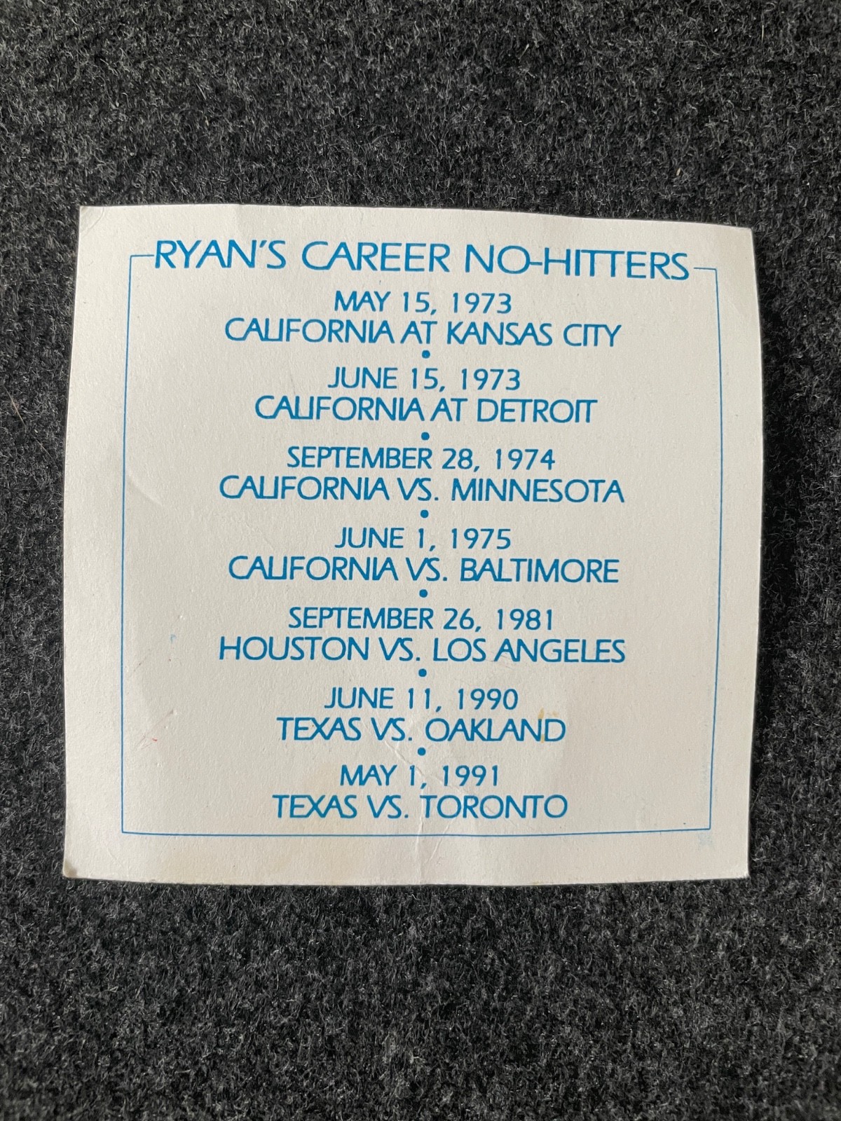 Nolan Ryan - 1 oz Collectible Coin - Republic of Liberia - Includes Case + Cert