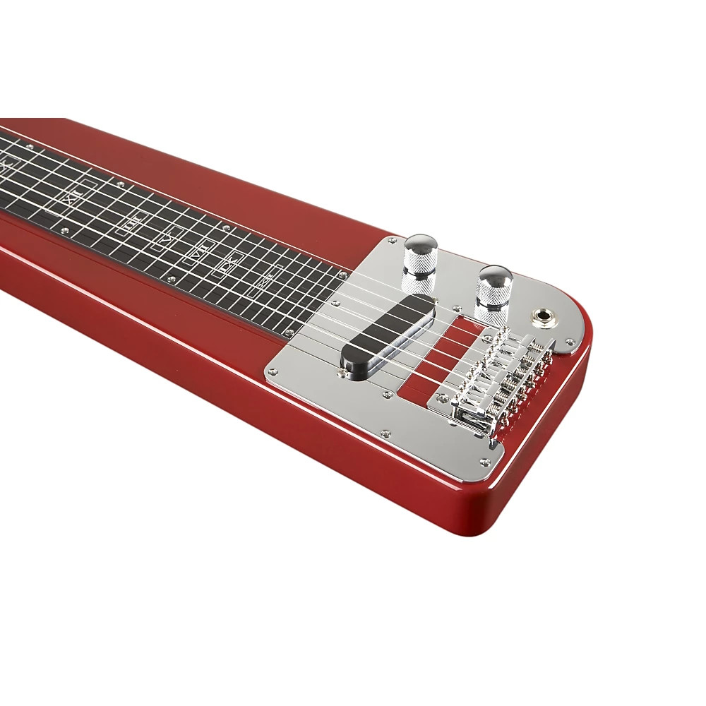 Rogue RLS-1 Lap Steel Guitar with Stand and Gig Bag Metallic Red