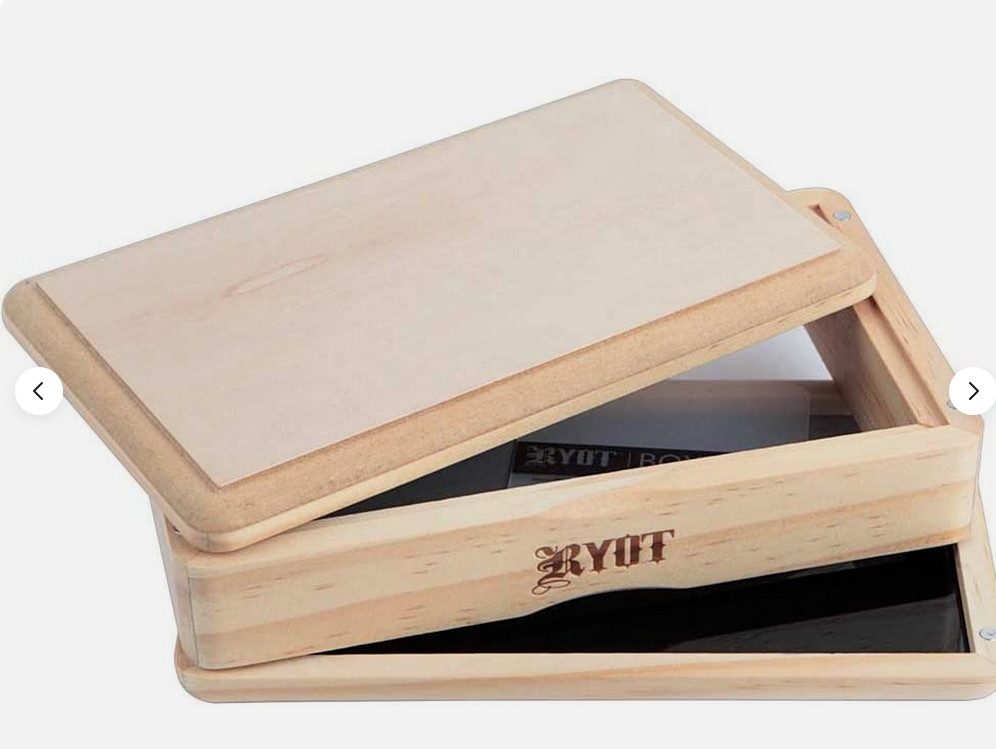 RYOT 4x7” Solid Top Box in natural| Premium Wooden Perfect| Pollen Collection