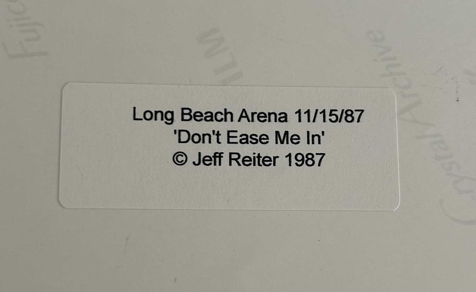 Grateful Dead 8x10 Picture Print Jerry Garcia Music Band Photo 11/15/87 Vintage