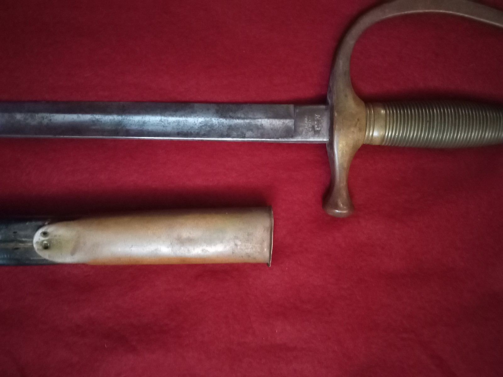 ORIGINAL HORSTMANN CIVIL WAR MUSICIAN NCO SWORD WITH SCABBARD EMERSON BLADE