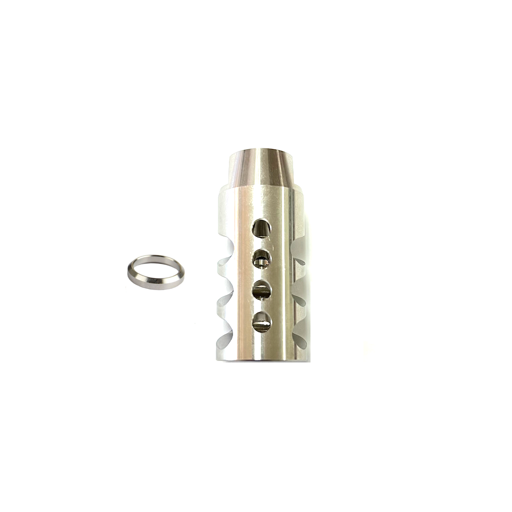 Stainless Steel .308 /308 Competition Muzzle Brake 5/8x24 Thread w/ Washer U.S.
