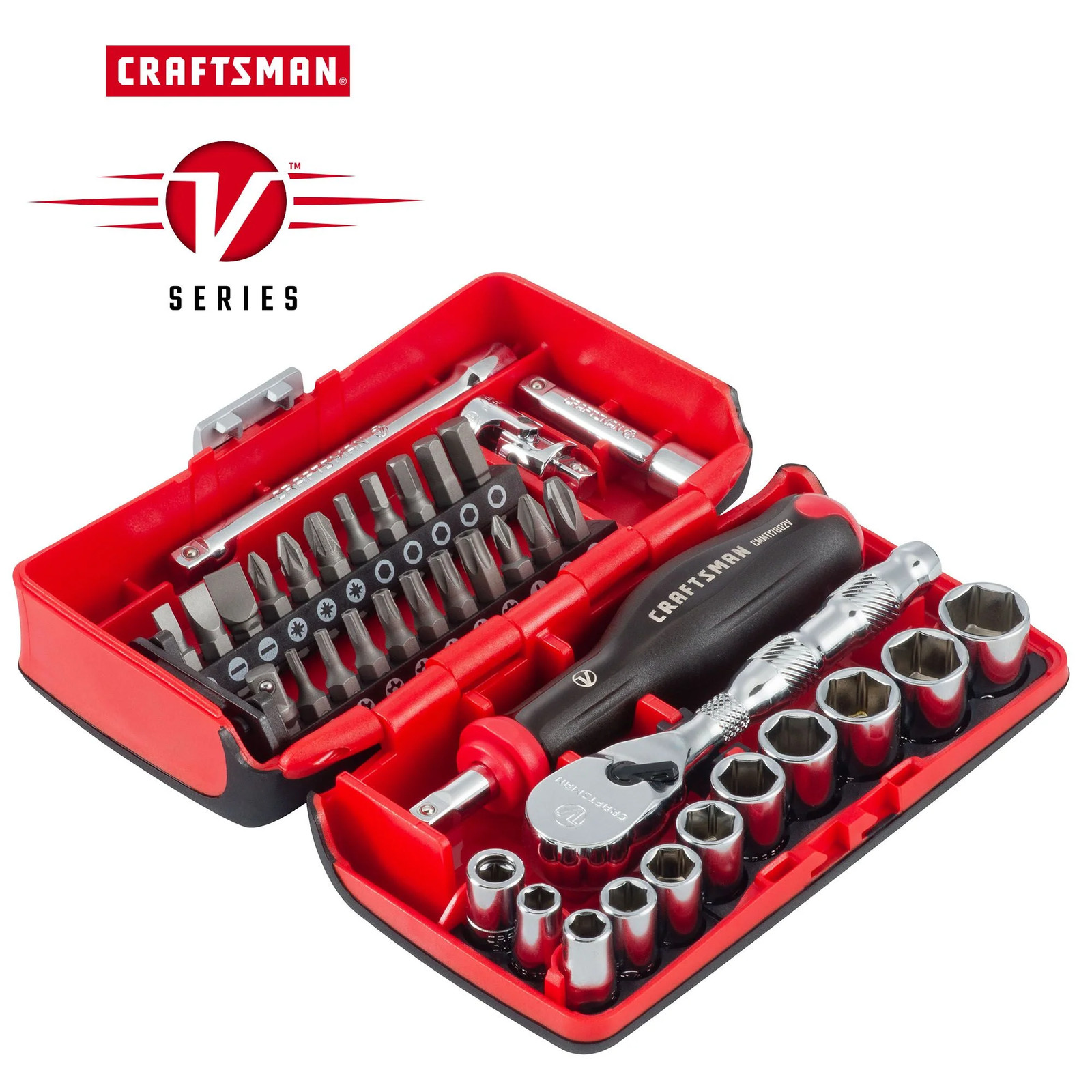 V-Series(TM) 1/4 In. Drive Metric 6-Point Tool Set (38 Pc.) - CMMT45751V