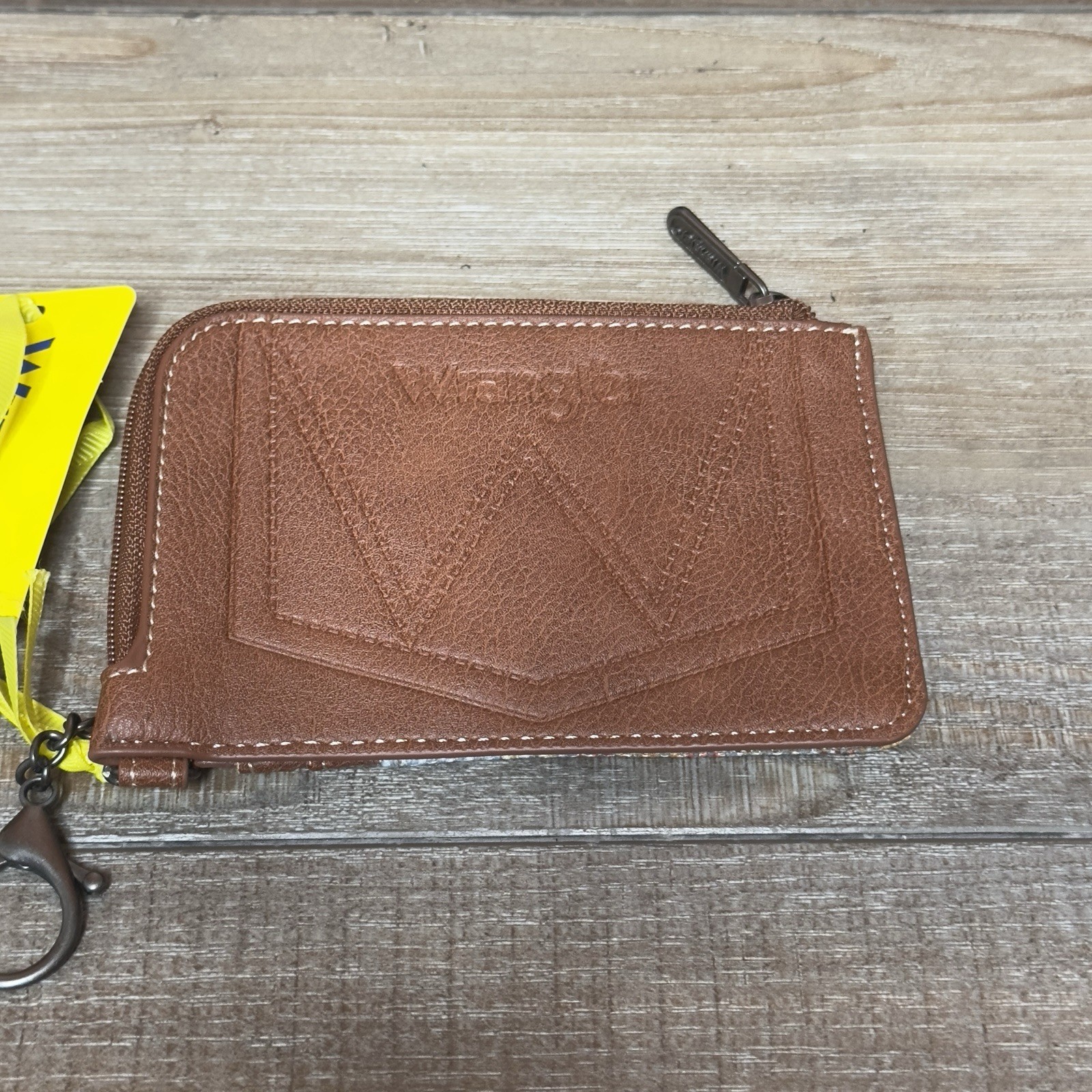 Wrangler Southwestern Mini Blue Card Case Wallet