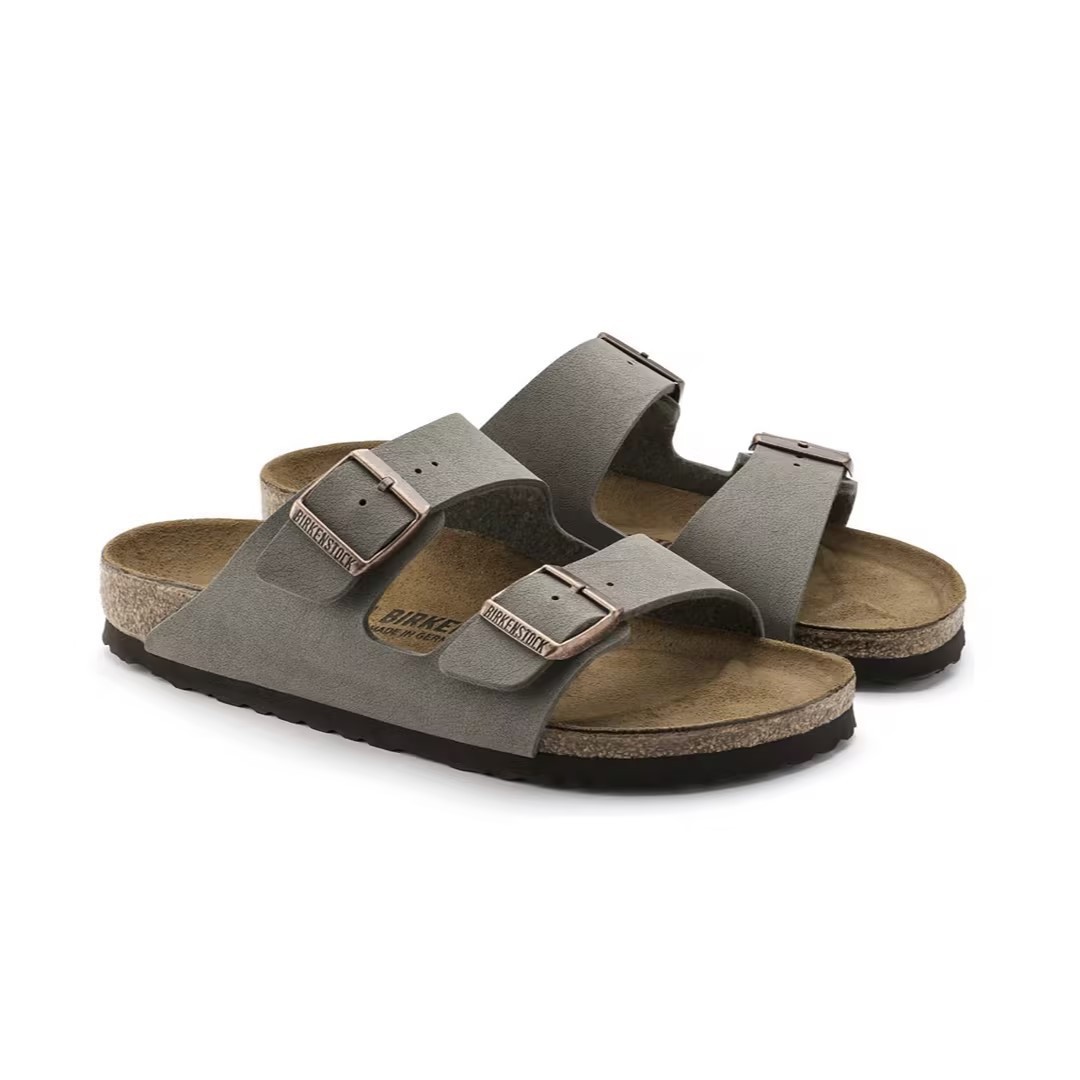 Birkenstock Arizona Soft Footbed Stone/Mocha/Black/Blue Comfort Sandals EU37-45