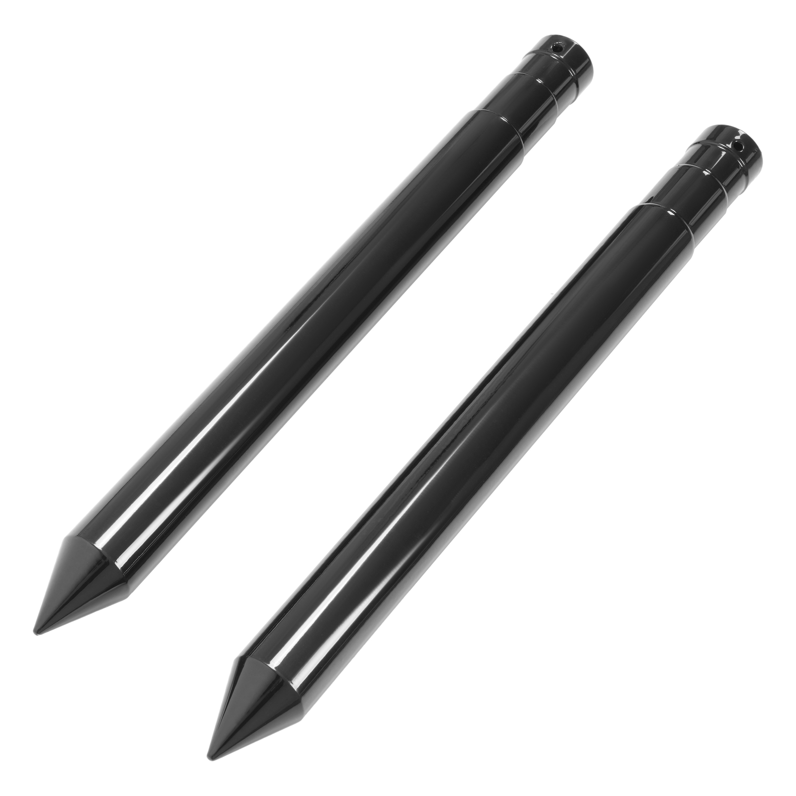 Hay Bale Spear Quick Attach Square W/Stabilizers Sleeves Spike Fork For Tractors