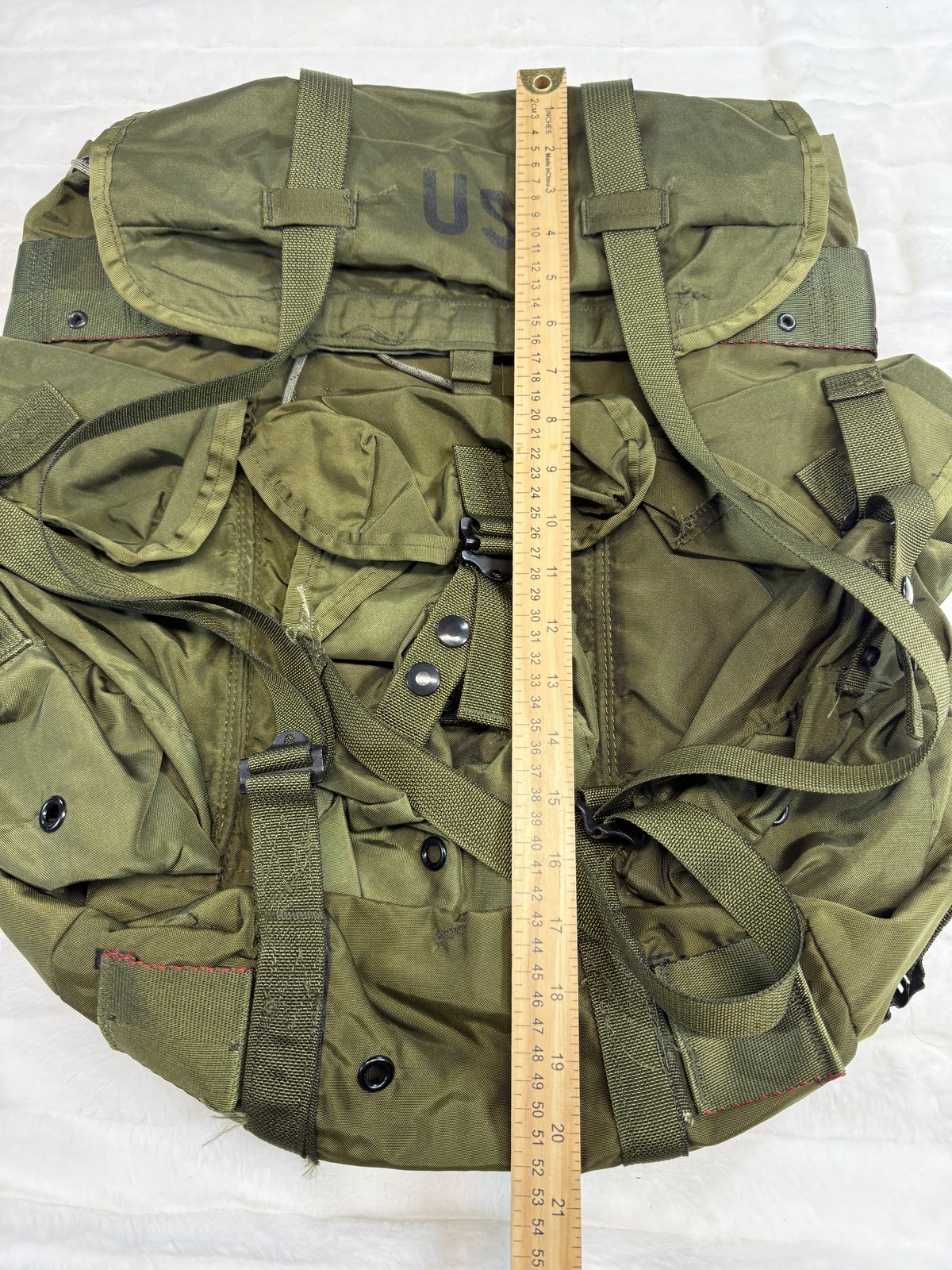 Vintage US Military ALICE Field Pack Medium Nylon Combat Backpack Army OD Green