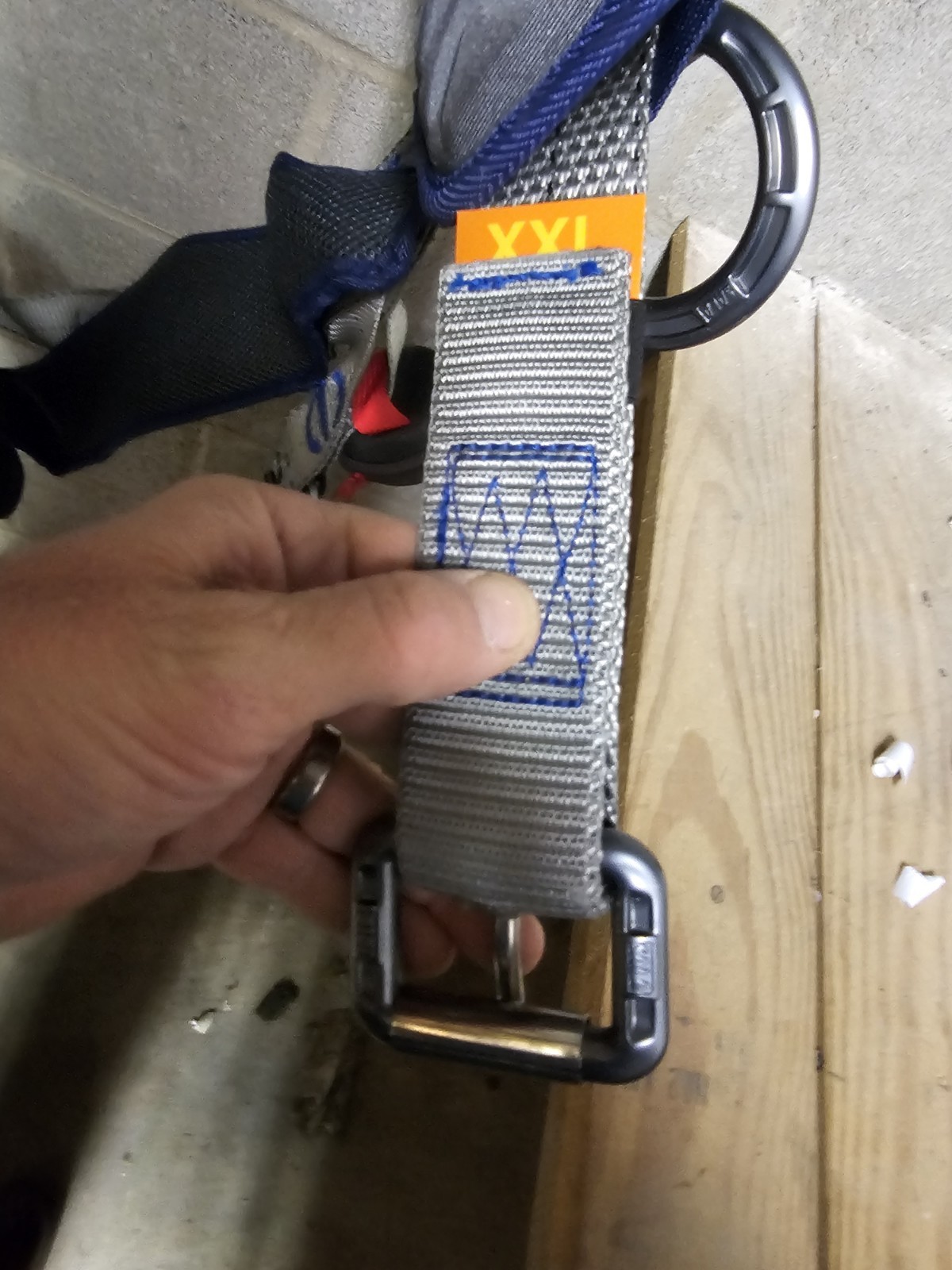 3M DBI-SALA EXOFIT STRATA XXL FULL BODY HARNESS FALL PROTECTION 1112539 XXL BELT