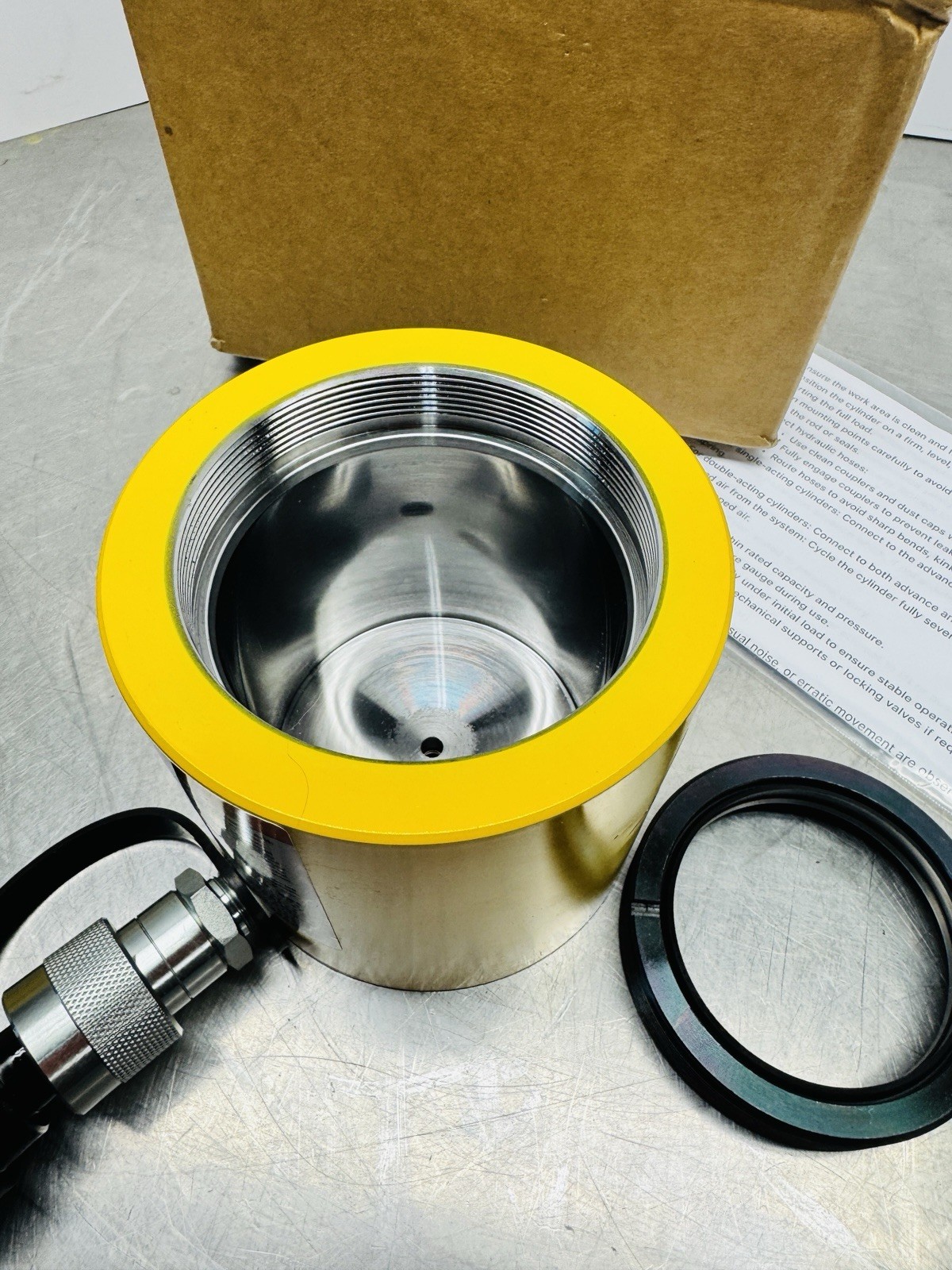 RokSolid RS-RCS502 Premium Equivalent Enerpac RCS502 50 Ton Low Height Cylinder