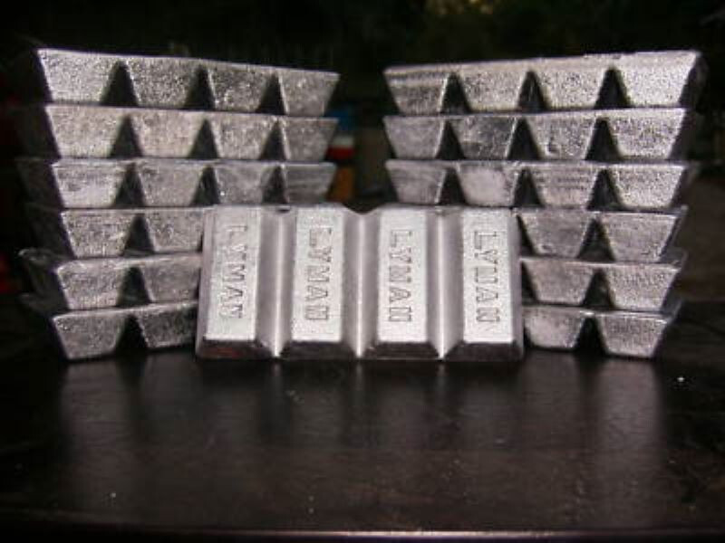 18+ lbs of Lyman lead ingots / NEW LOWER PRICE! & free shipping