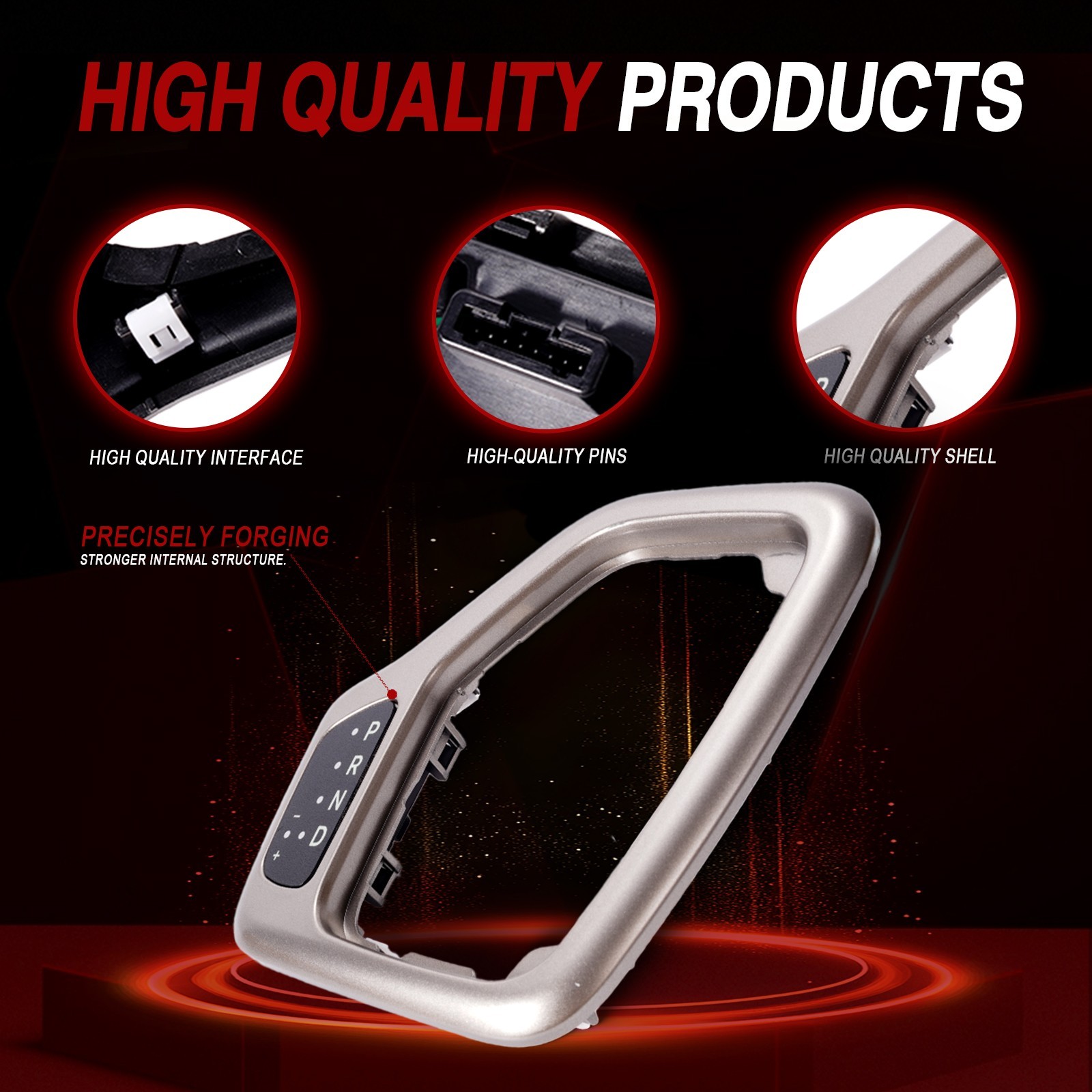 Transmission Shifter Bezel Factory with Wire Harness for 014-2018 Jeep Cherokee