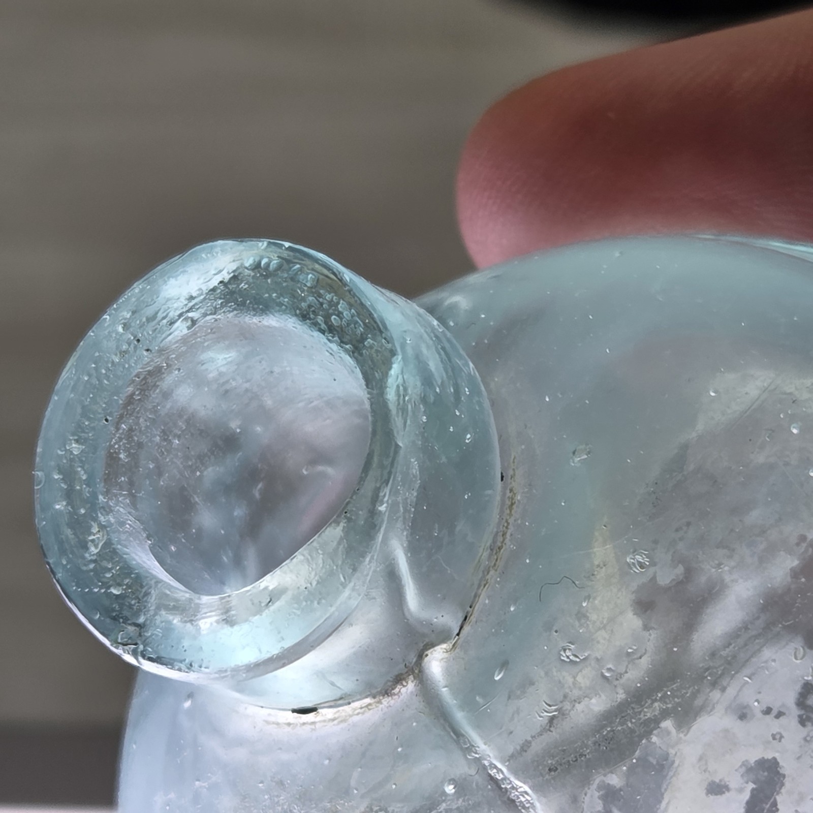 1800s J & I E M Turtle Dome Igloo Style Ink Bottle Inkwell