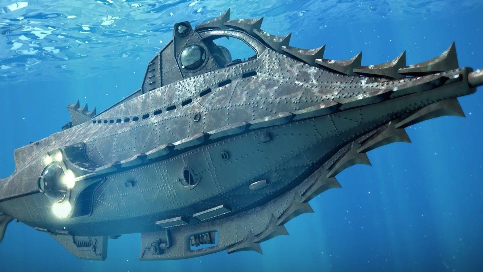 20,000 Leagues Under The Sea Nautilus 3d Resin Print 10"