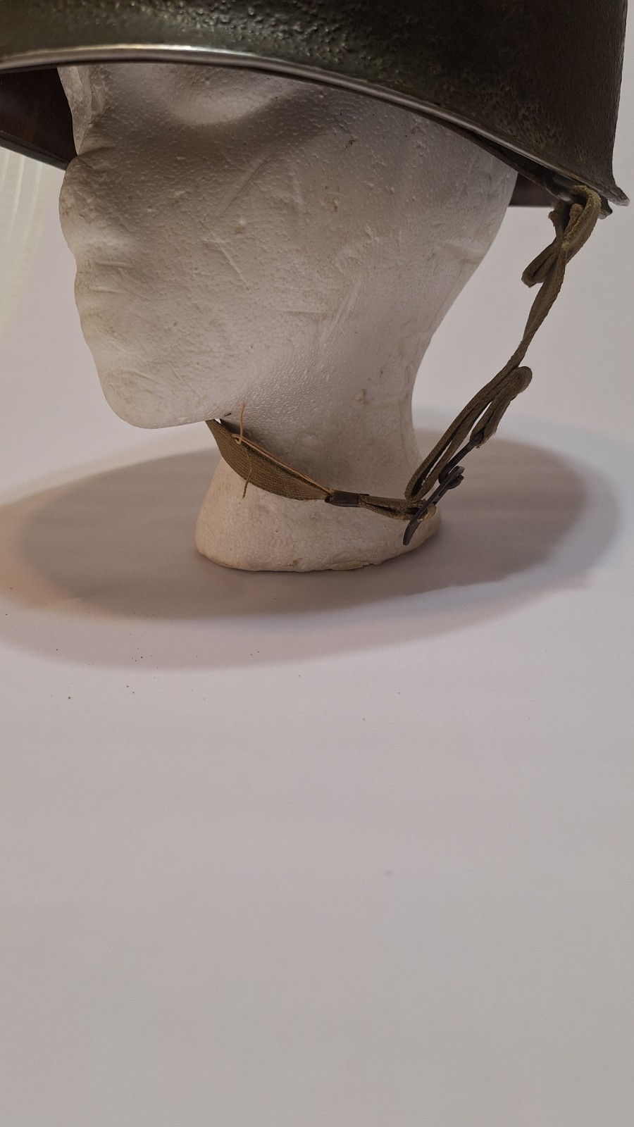 WW II US Military M1 Front Seam Swival Bale Helmet With Liner