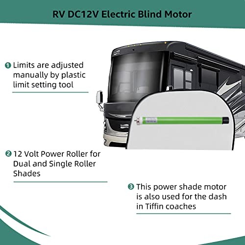DM25DS - Motor eléctrico de repuesto para persianas enrollables para
