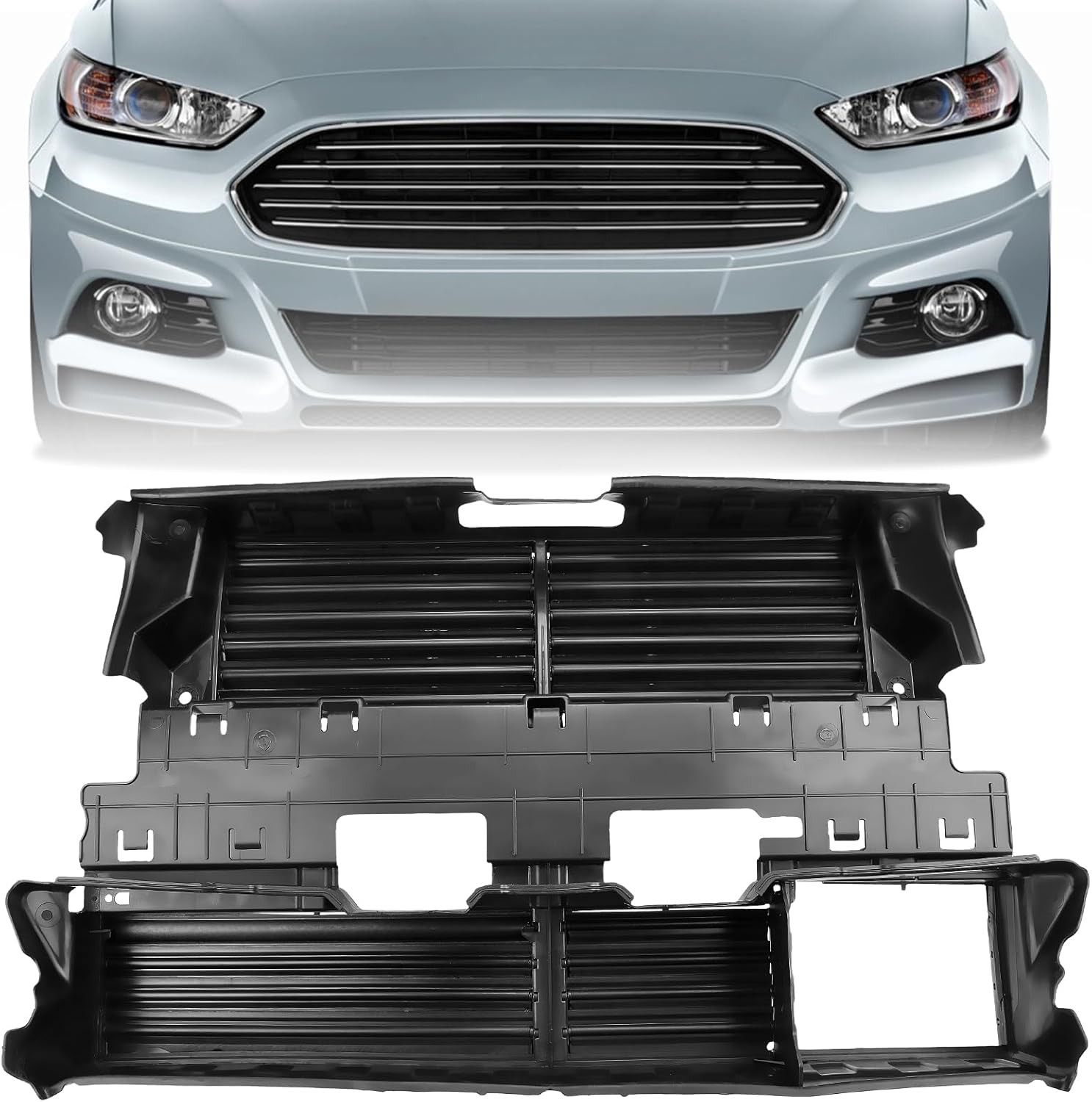Active Grille Shutter Radiator w/Motor For 2013-2016 Ford Fusion Assy DS7Z8475B