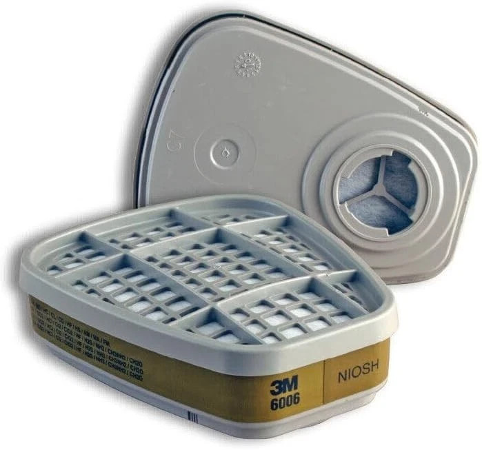 Bundle 3M 6900 LARGE FULL FACE RESPIRATOR MASK & 2 60926 GAS VAPOR+2 6006 Filter