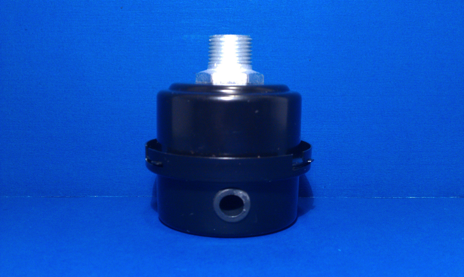 Air Compressor Intake Filter Silencer 3/8 Inch NPT Metal Housing Paper Element