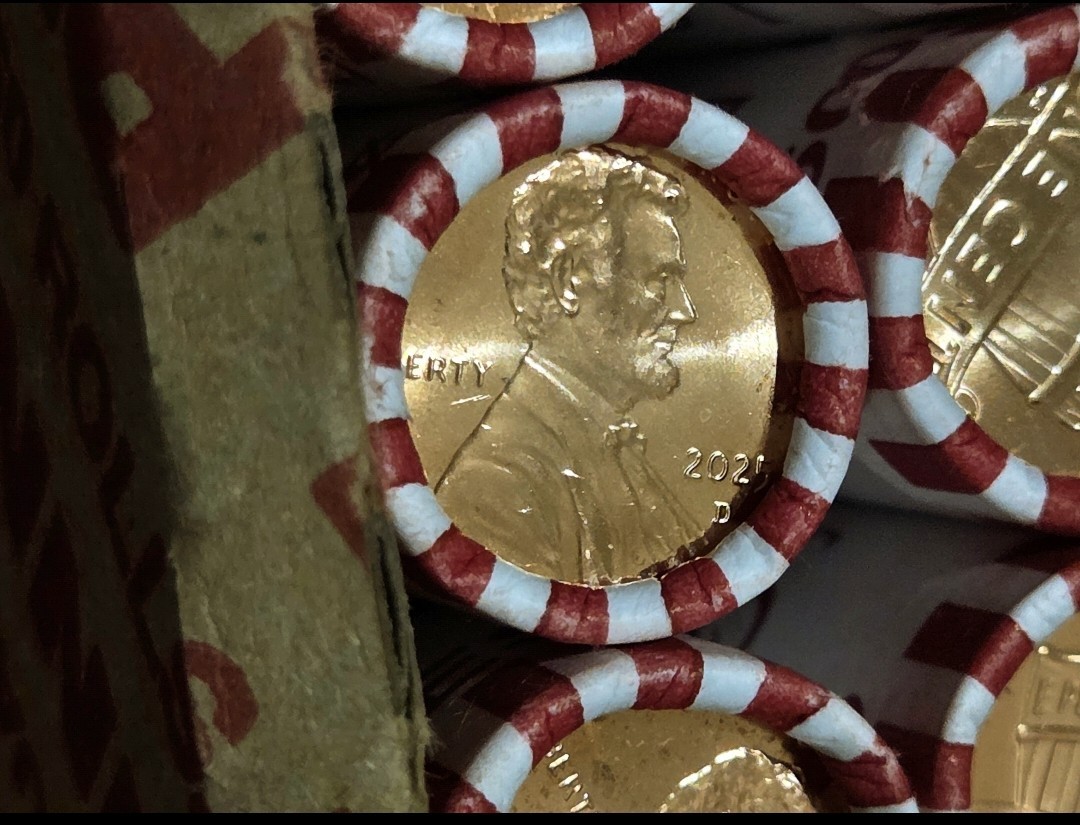 2025 D Penny Rolls, -5- Rolls & 5 Tubes* FREE SHIPPING*LAST YEAR! Uncirculated!!