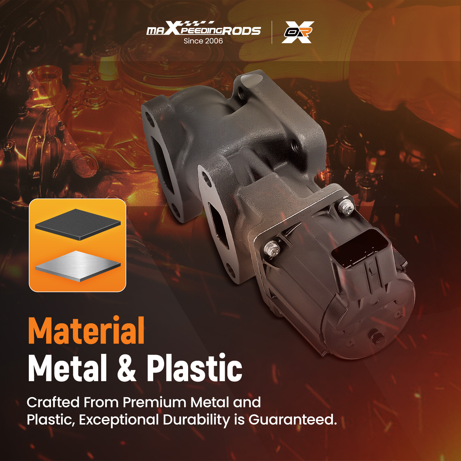 EGR Valve w/ Gasket For International DT466E 7.6L 2003-06 1842593C92 5012976R91