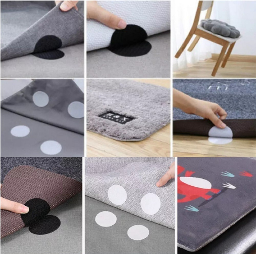 20 Pairs Self adhesive Fastener Hook and Loop Tape nylon adhesive loop fastener