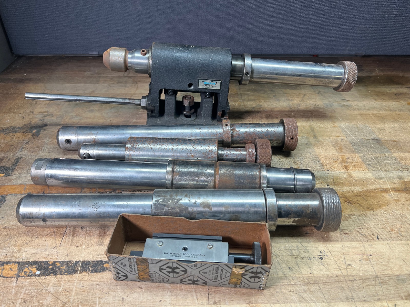 WELDON ENDMILL SHARPENING AIRFLOW FIXTURE package Nice