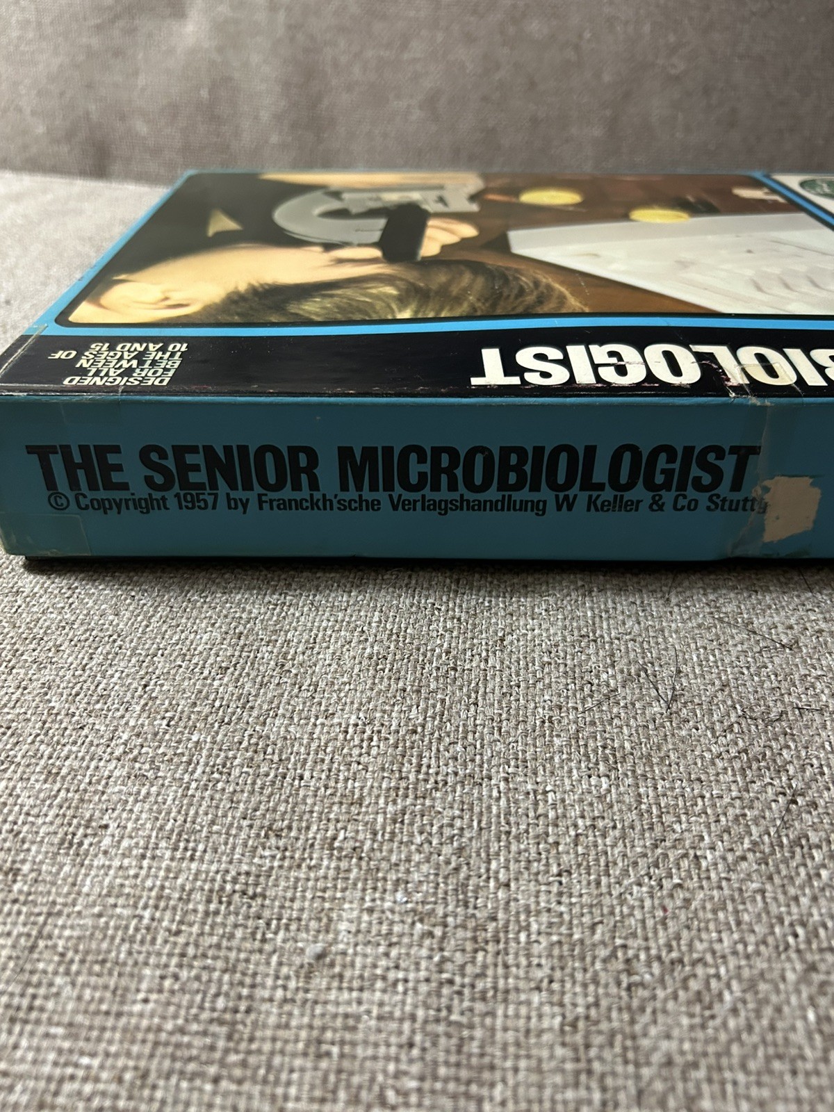 1957 KOSMOS THE Senior Microbiologist 200 SET IN BOX RARE GERMANY vintage