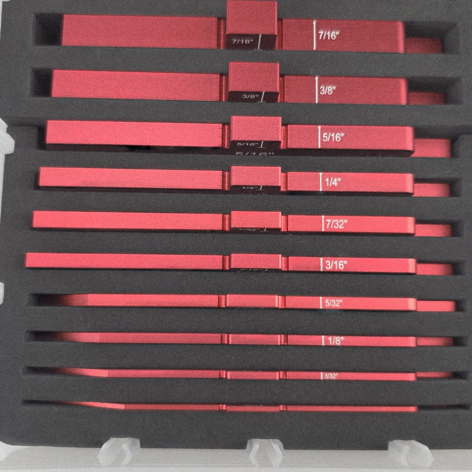 14pcs Aluminum Router Table Setup Bars Precision Setup Blocks Height Gauge Set