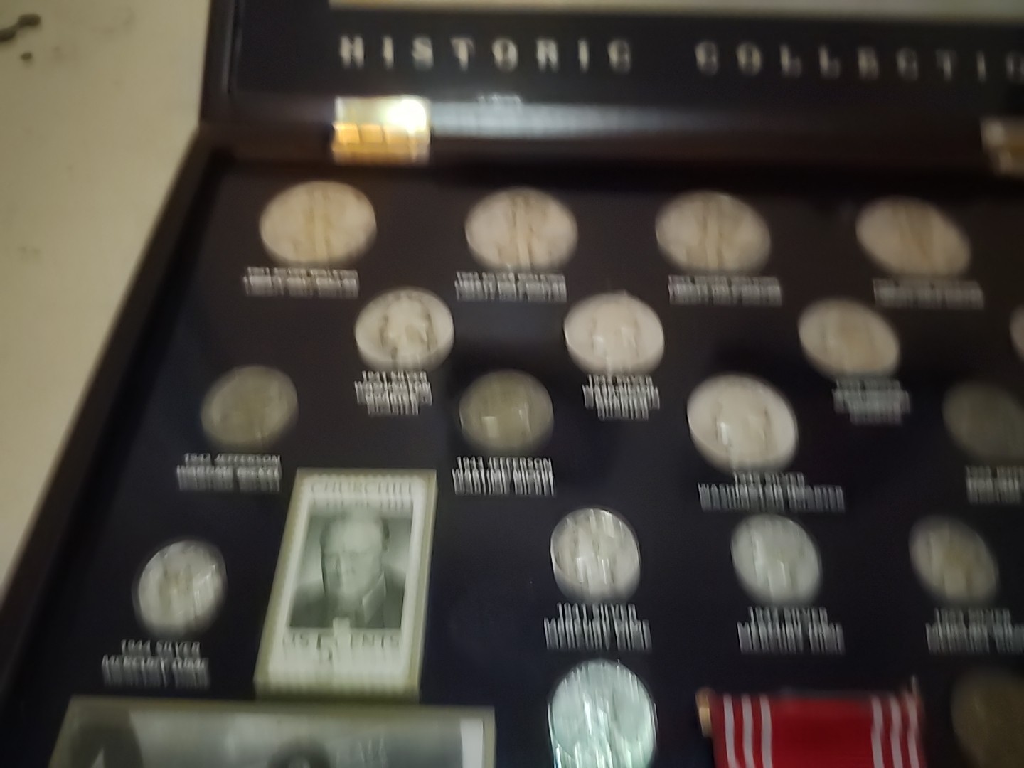 World War I I Historic Collection Coin Set In Wooden Box