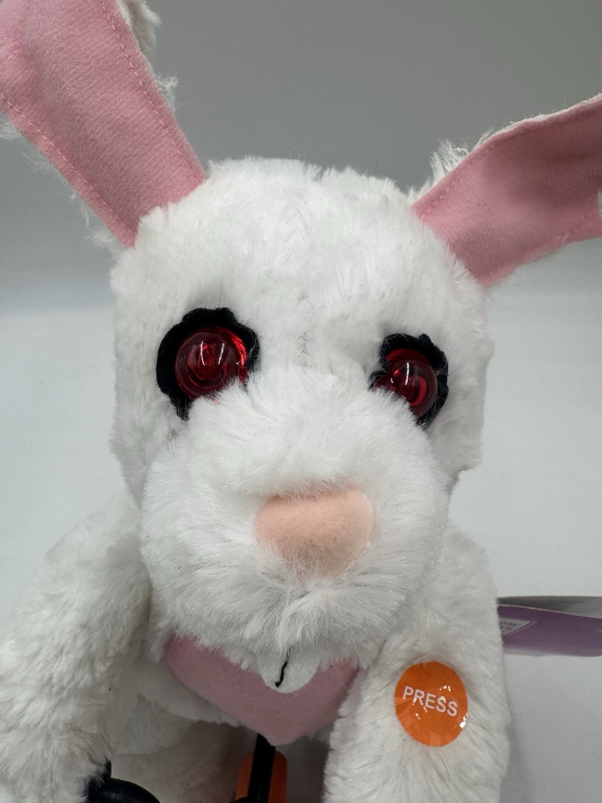 NEW - Animated LED Haunted Talking Spooky Rabbit On Tricycle New With Tags