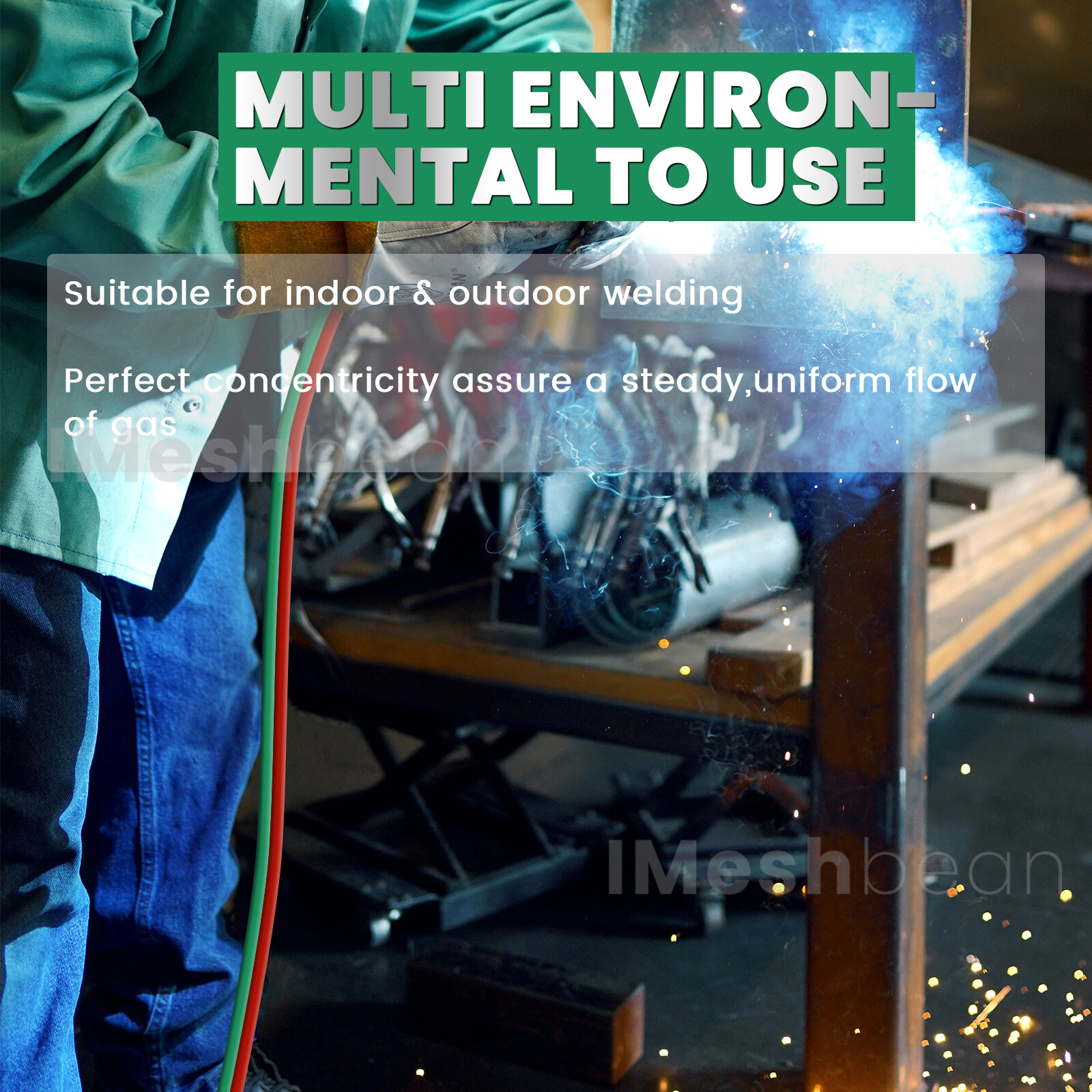 25/50/100 FT Oxygen Acetylene Hose 1/4 Inch Twin Welding Hose Cutting Torch Hose