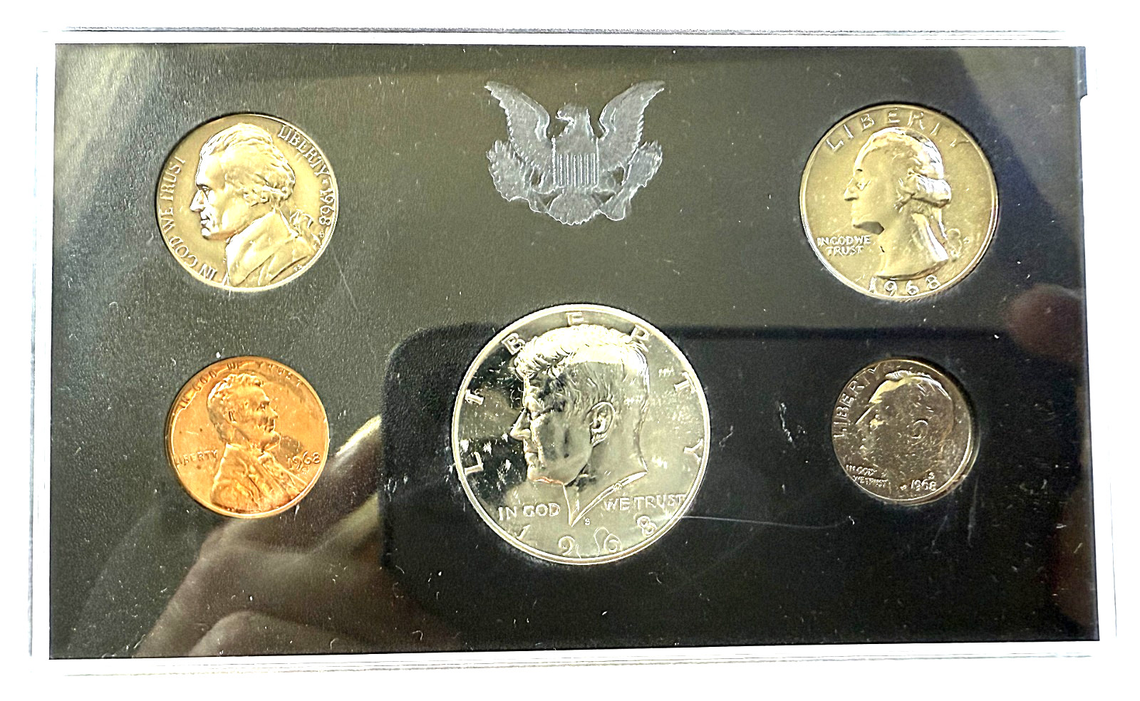 1968-S PROOF SET / HARD TO FIND / ONLY (3,041,506) MINTED / UNC / VERY RARE