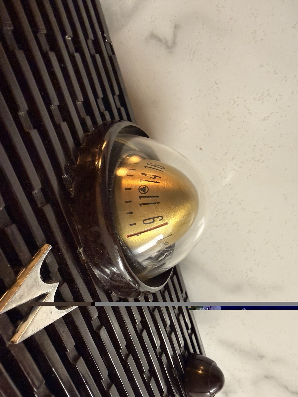 Vintage 1955 Motorola Tube Radio Model 56H MCM Atomic Era See Video USA Model