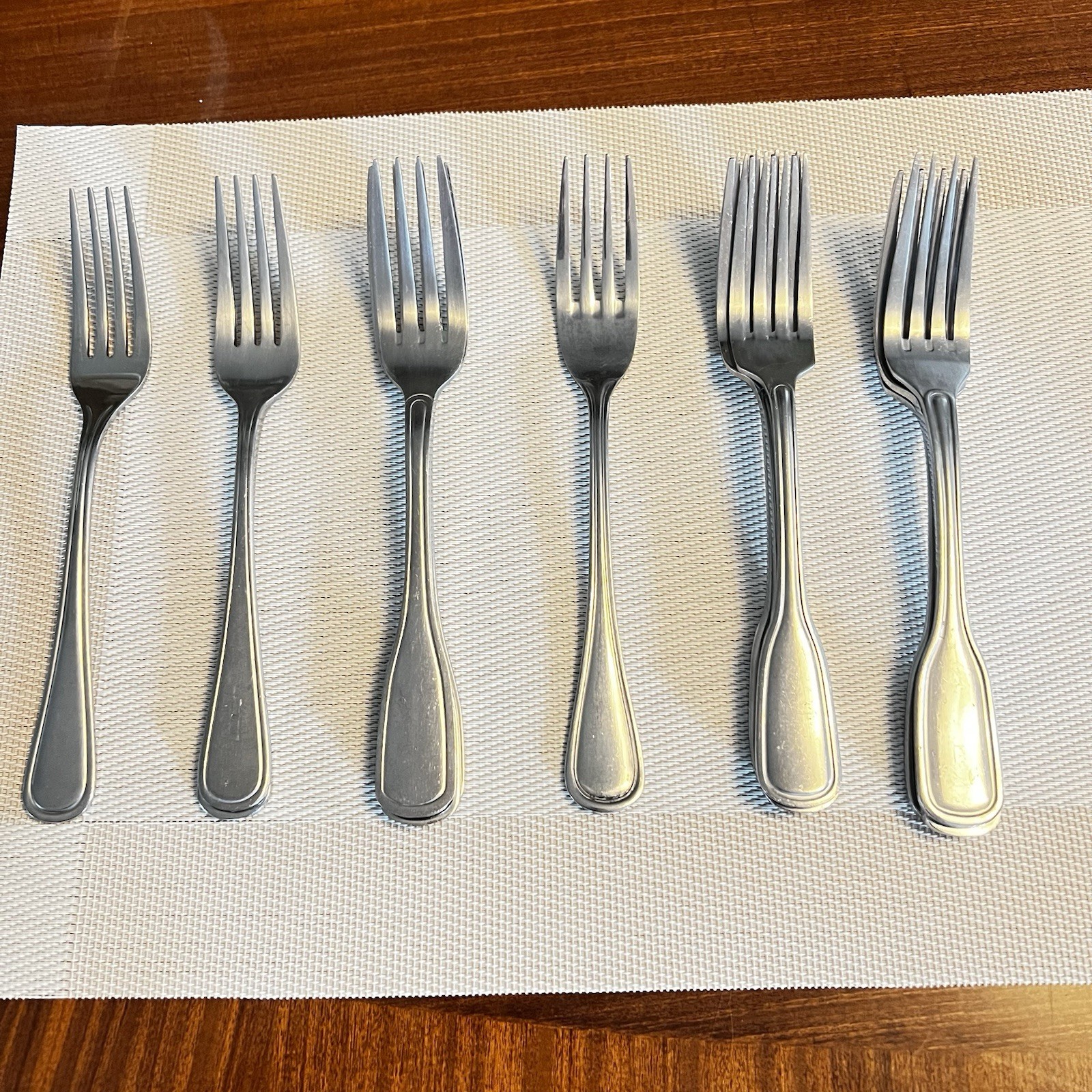 Vintage Heavy Stainless Steel Forks | Restaurant Ware Lot of 13 ABC, Walco, BII￼