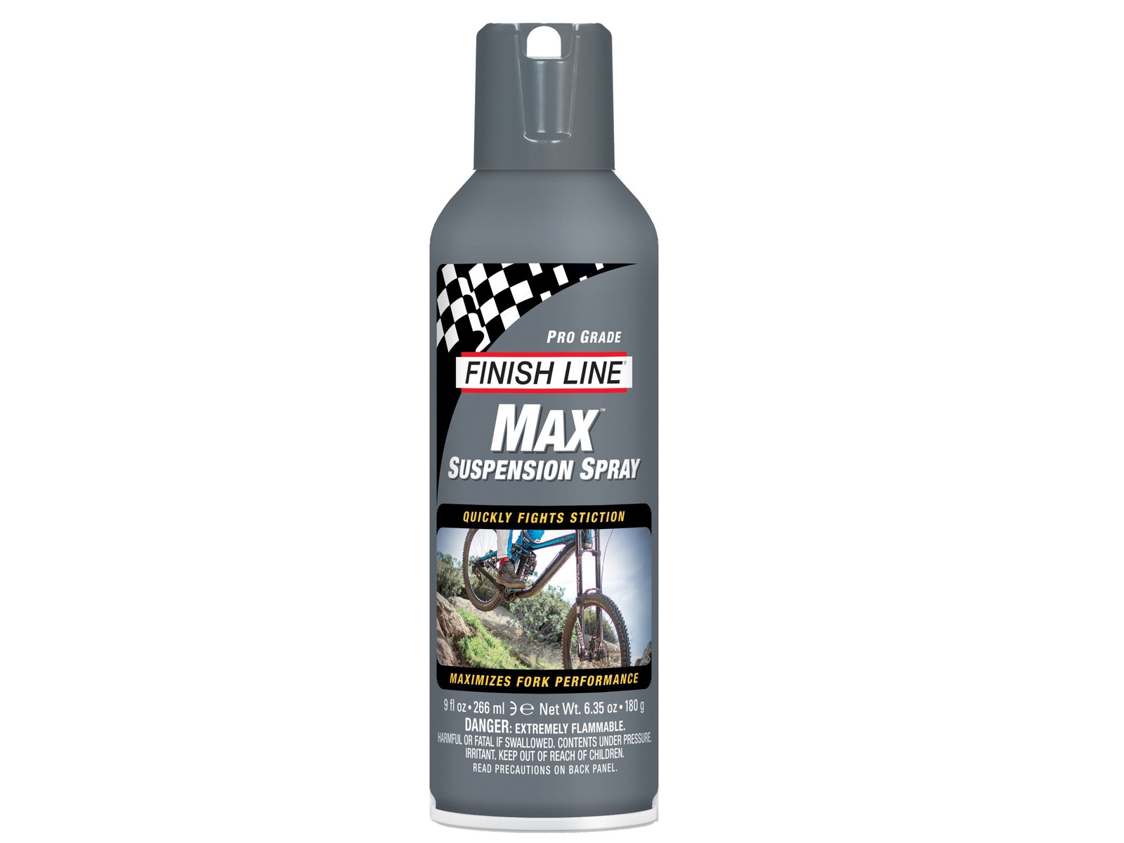 Finish Line Max Suspension Spray 9oz (266mL), Spray Black