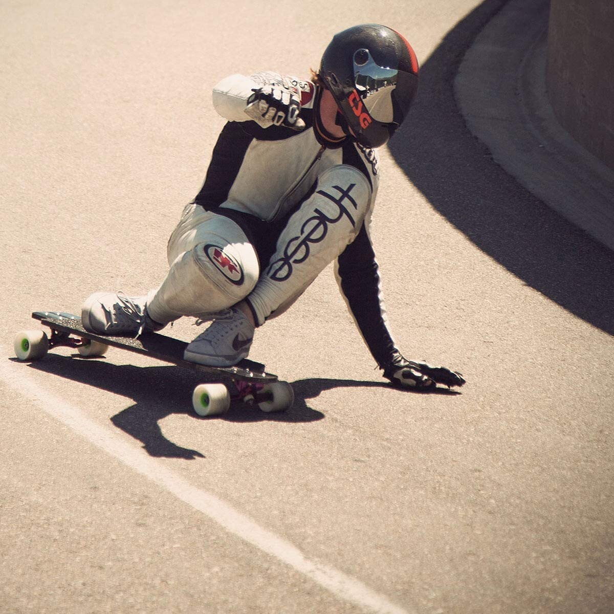 TSG - Pass Pro Full-face Helmet, Downhill Skateboarding, Matt Blue, Large