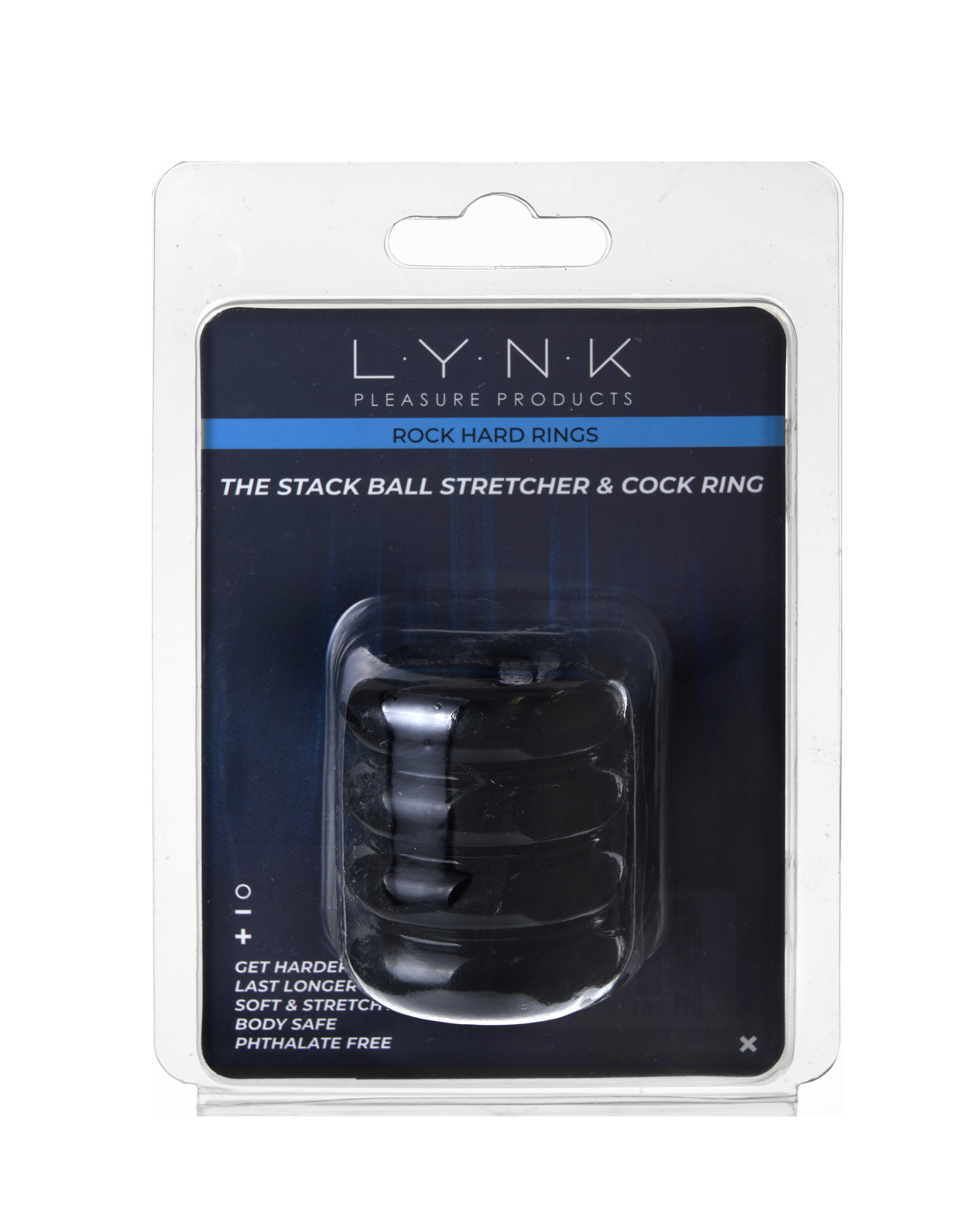 Soft Squeeze Ball Stretcher 2'' Male Scrotum Testicle Enhancer Last Longer Black