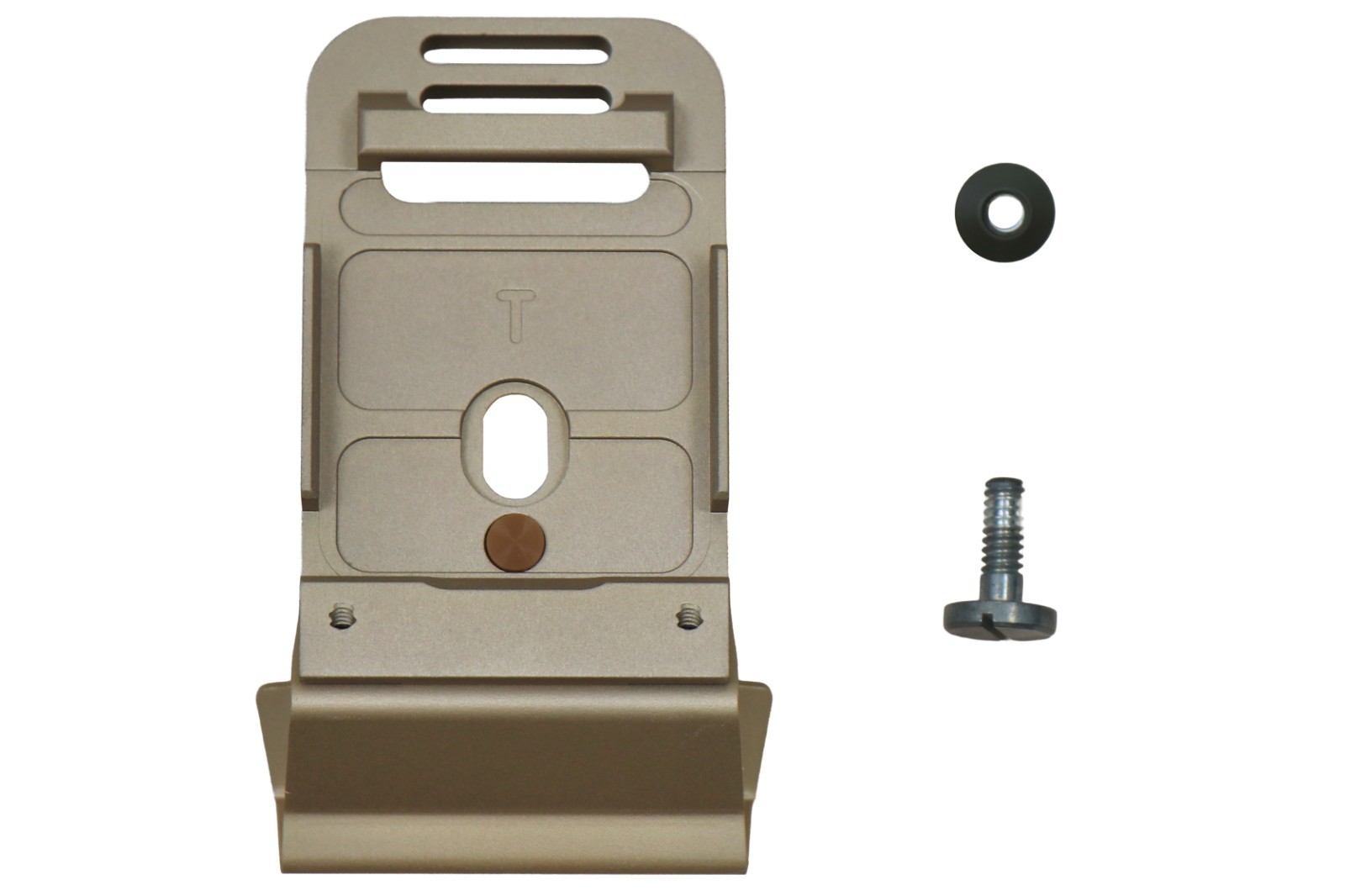 NEW - Tan NOROTOS Night Vision NVG Mount Bracket Plate Shroud ACH Helmet Screw