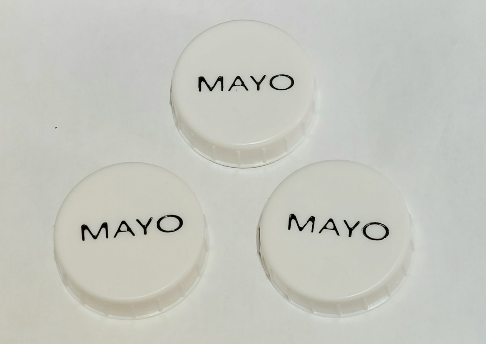 New 6 pack Fill End Caps for FIFO Squeeze Bottles (Made in USA)