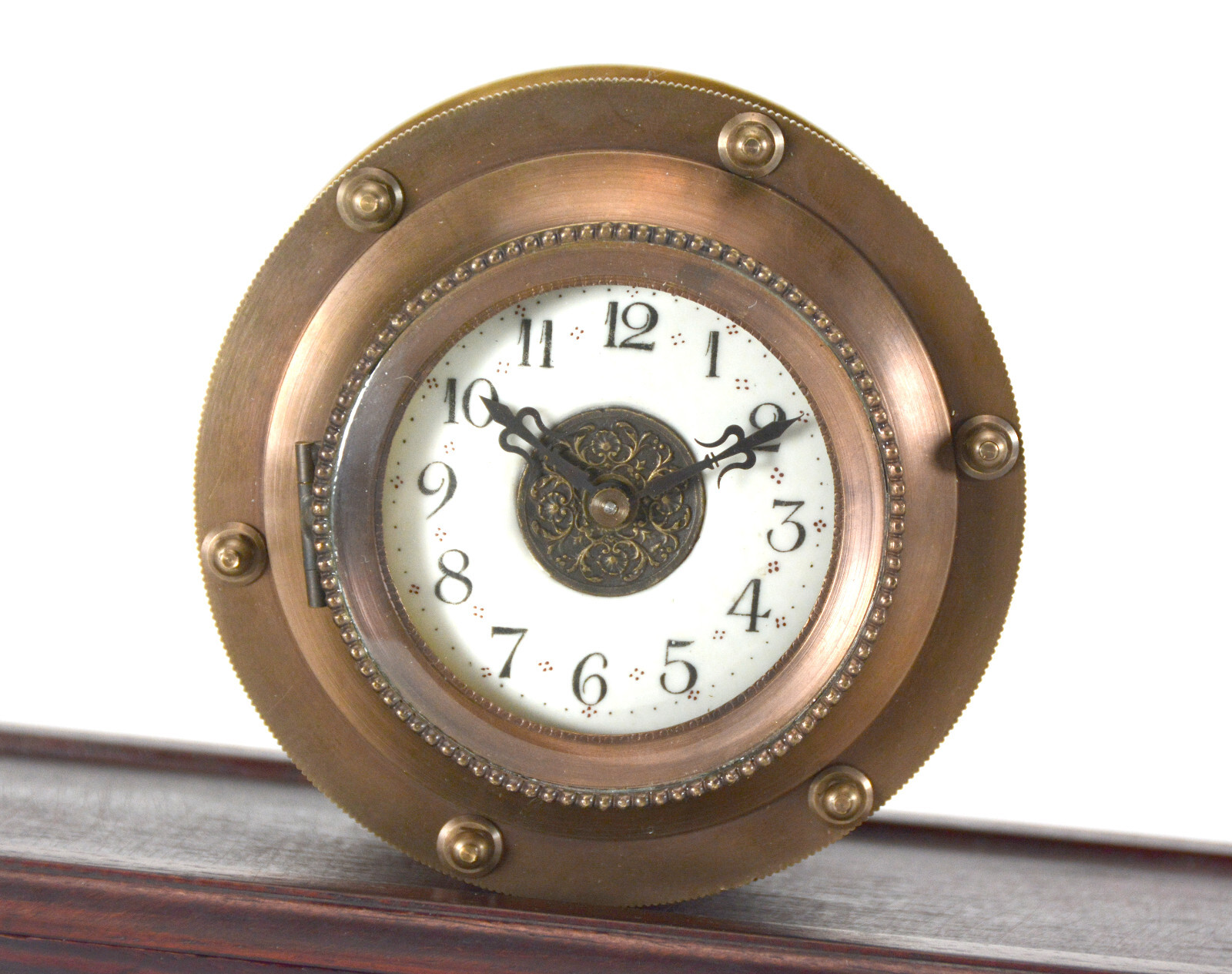 Mystery Gravity Driven Brass Incline Rolling Clock - No Spring or Battery